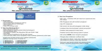 persyaratan KTP-El